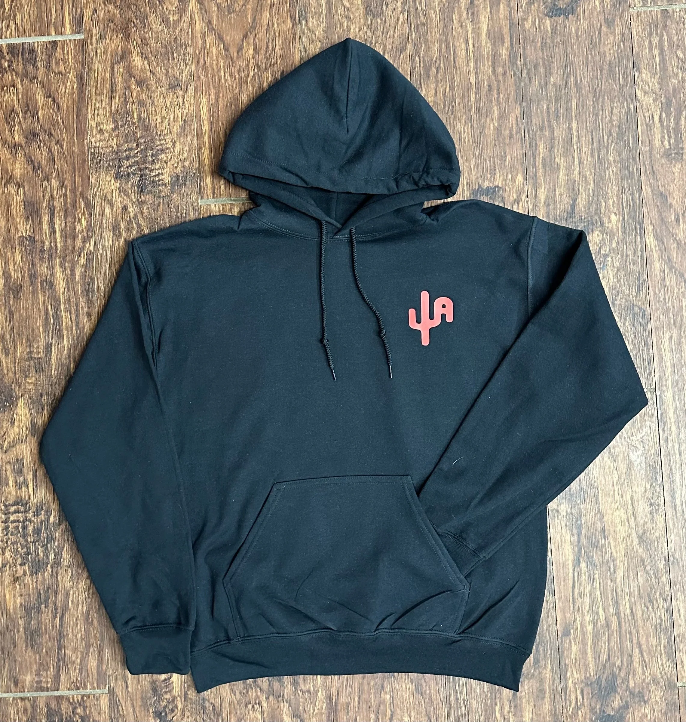 Outdoors - Black Adult Hoodie